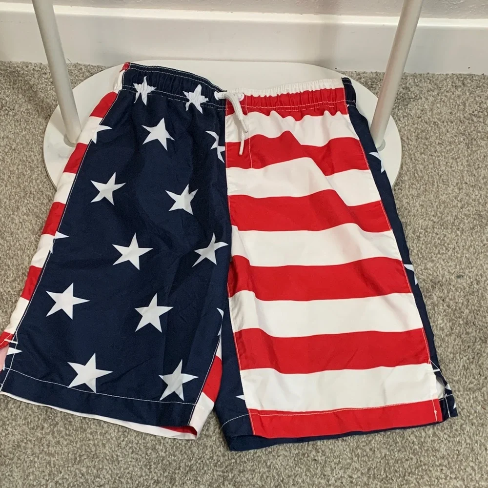 Kids Stars‎ and Stripes Swim Trunks